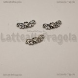 Spaziatore Ali d Angelo in metallo argento antico 14x5mm