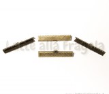 Capocorda per organza color bronzo 35x7.5mm