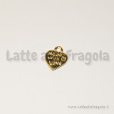 Charm cuore con scritta