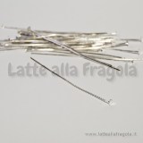 50 Chiodi o Spilli a T Silver Plated da 50mm