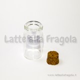 Bottiglietta in vetro con tappo di sughero 40x22mm