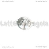 Connettore Albero della Vita in acciaio inox 21x6mm