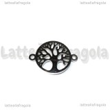 Connettore Albero della Vita in acciaio inox 21x6mm