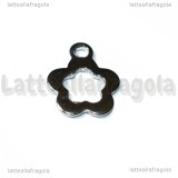 Charm Fiore in Acciaio 201 12.5x10.5mm