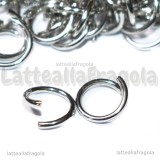100 Anellini apribili in Acciaio Inox 8mm