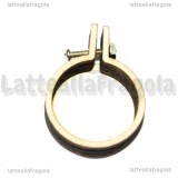 Ciondolo Mini Telaio in legno colore naturale 3.5x2.5cm