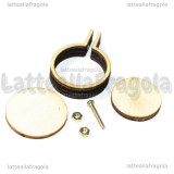Ciondolo Mini Telaio in legno colore naturale 3.5x2.5cm