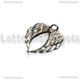 Charm Ali in metallo argentato 22x17mm