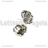 Bimba Foro Largo Cuore I Love Mom i metallo argento antico 16x13mm