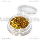 Lettere Alfabeto Oro Holografico 5mm 1gr