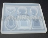 Stampo in silicone Cornici e Ciondoli lucido 90x80mm