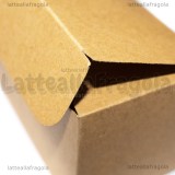 Scatola in cartone marroncino 10x6x6cm