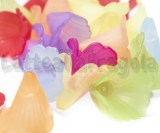 5 Fiori in Lucite colorata 20x20mm