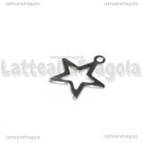Charm Stella in Acciaio Inox 14.5x12.5mm