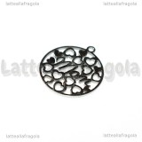 Ciondolo Mom in Acciaio inox filigranato 20mm