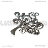 Ciondolo Albero della Vita in metallo argento antico 42x38mm
