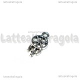Charm Acchiappasogni in metallo argento antico 15x7mm