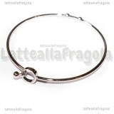 Bracciale Rigido Apribile in Acciaio 304 60mm diametro