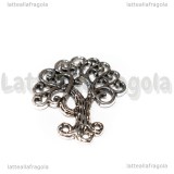 Albero della Vita in metallo argento antico 28.5x27mm