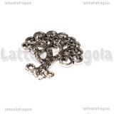 Albero della Vita in metallo argento antico 28.5x27mm