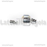 Gruppo di Chiusura Stile Pandora in metallo Silver Plated