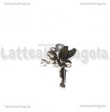 Charm Trilly in metallo argento antico 25x11mm