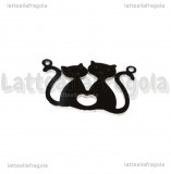 Connettore Gatti in Love in Acciaio Inox 29x20mm