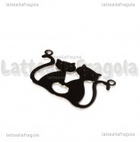Connettore Gatti in Love in Acciaio Inox 29x20mm
