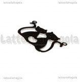 Connettore Gatti in Love in Acciaio Inox 29x20mm