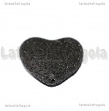 Cuore in Pietra Lavica 30mm
