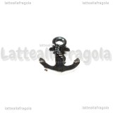 Charm Ancora in metallo argento antico 17x14mm