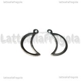 Charm Luna in Acciaio Inox 15x9mm