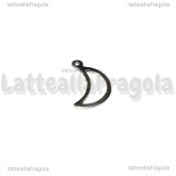 Charm Luna in Acciaio Inox 15x9mm