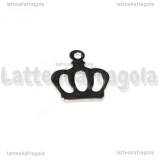 Charm Corona in Acciaio Inox 13x11mm