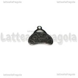 Ciondolo Borsa in Acciaio Inox 14x14mm