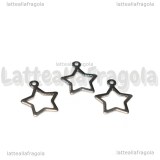 Charm Stella in Acciaio Inox 13x11mm