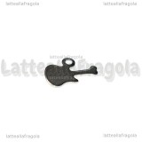 Charm Chitarra in Acciaio Inox 14.5x9mm