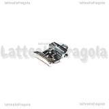 Charm Planetaria in metallo argento antico 16x11mm