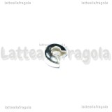 50 Coprischiaccini in metallo Silver Plated Plated 4mm