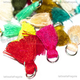 3 Nappine in filo colori misti 15mm