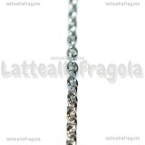50Metri (Bobina) di Catena Acciaio Inox maglie ovali 3x2mm