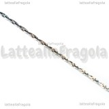 1 Metro di Catena Cobra in Acciaio Inox 1mm