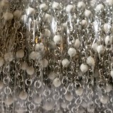 10Metri (Bobina) di Catena Rosario Bianco Smaltato in Acciaio Inox 2x1.5mm