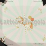 Scatola Triangolare in cartone Fantasia Carosello 72x72x80mm