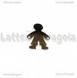 Connettore Papà in Acciaio Inox 18x12mm