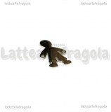 Connettore Papà in Acciaio Inox 18x12mm