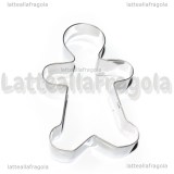 Stampo Gingerbrread in acciaio 304 83x52mm