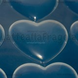 Stampo Cuori in silicone lucido 175x16mm