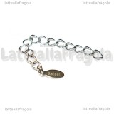 Catena di allungamento in Acciaio Inox 60x4mm