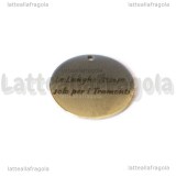 Ciondolo Le Lunghe Attese solo per i Tramonti in acciaio inox 20mm